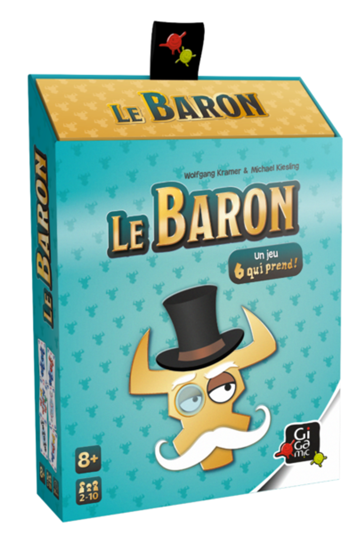 Boîte du jeu de société Le Baron vue de face.