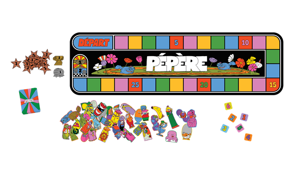 Gros plan sur les cartes du jeu Athlètes de Compète.