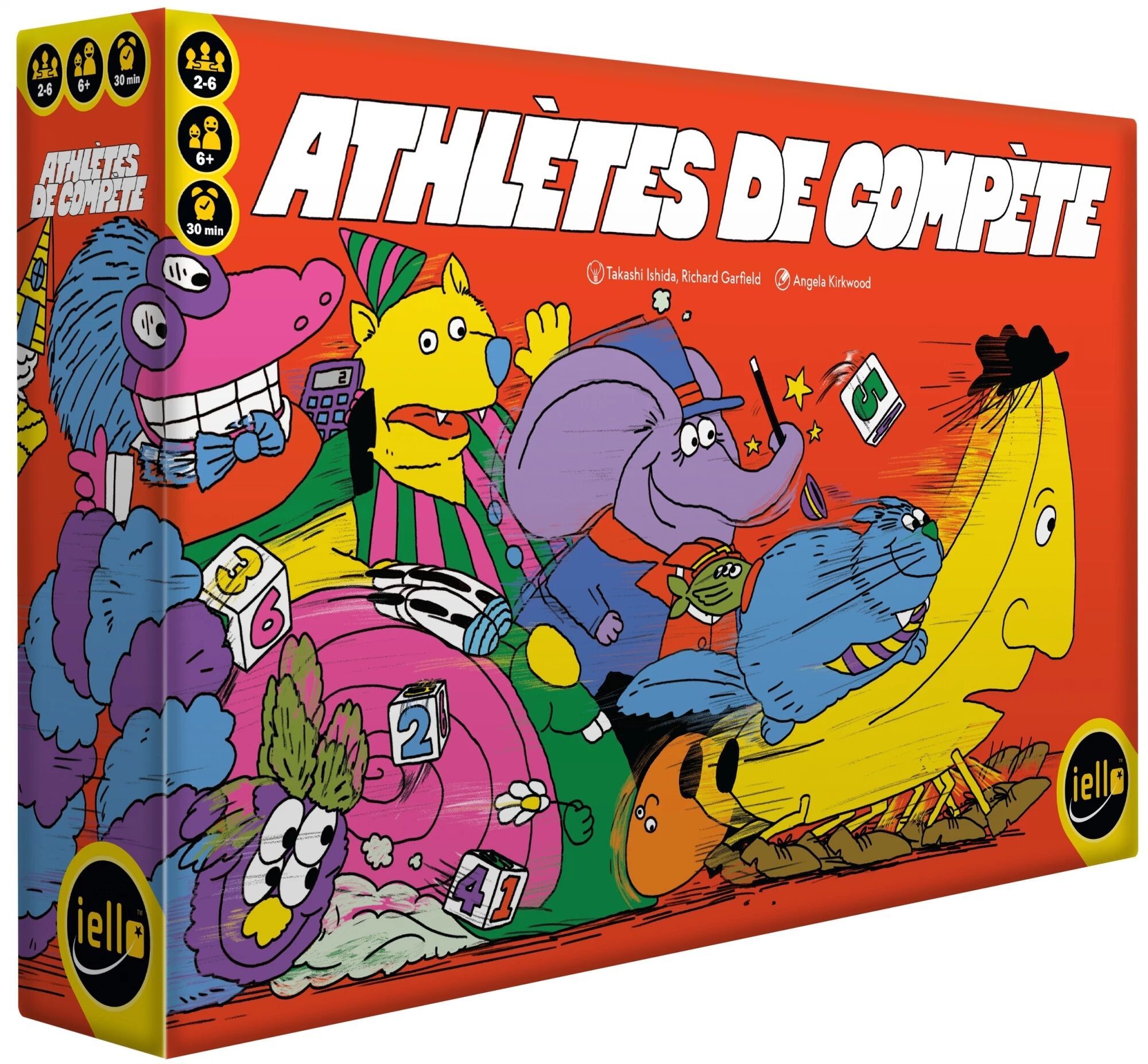 Vue globale du matériel de jeu Athlètes de Compète.