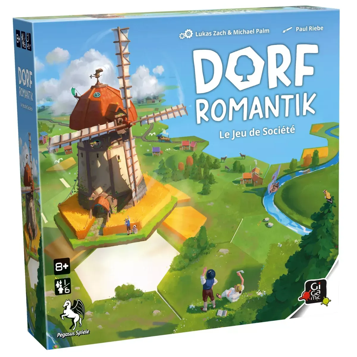 Boîte du jeu de société coopératif Dorfromantik