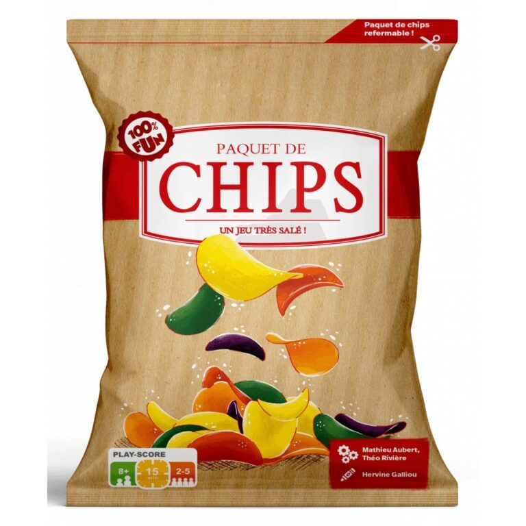 Boite originale du jeu de societe Paquet de Chips.