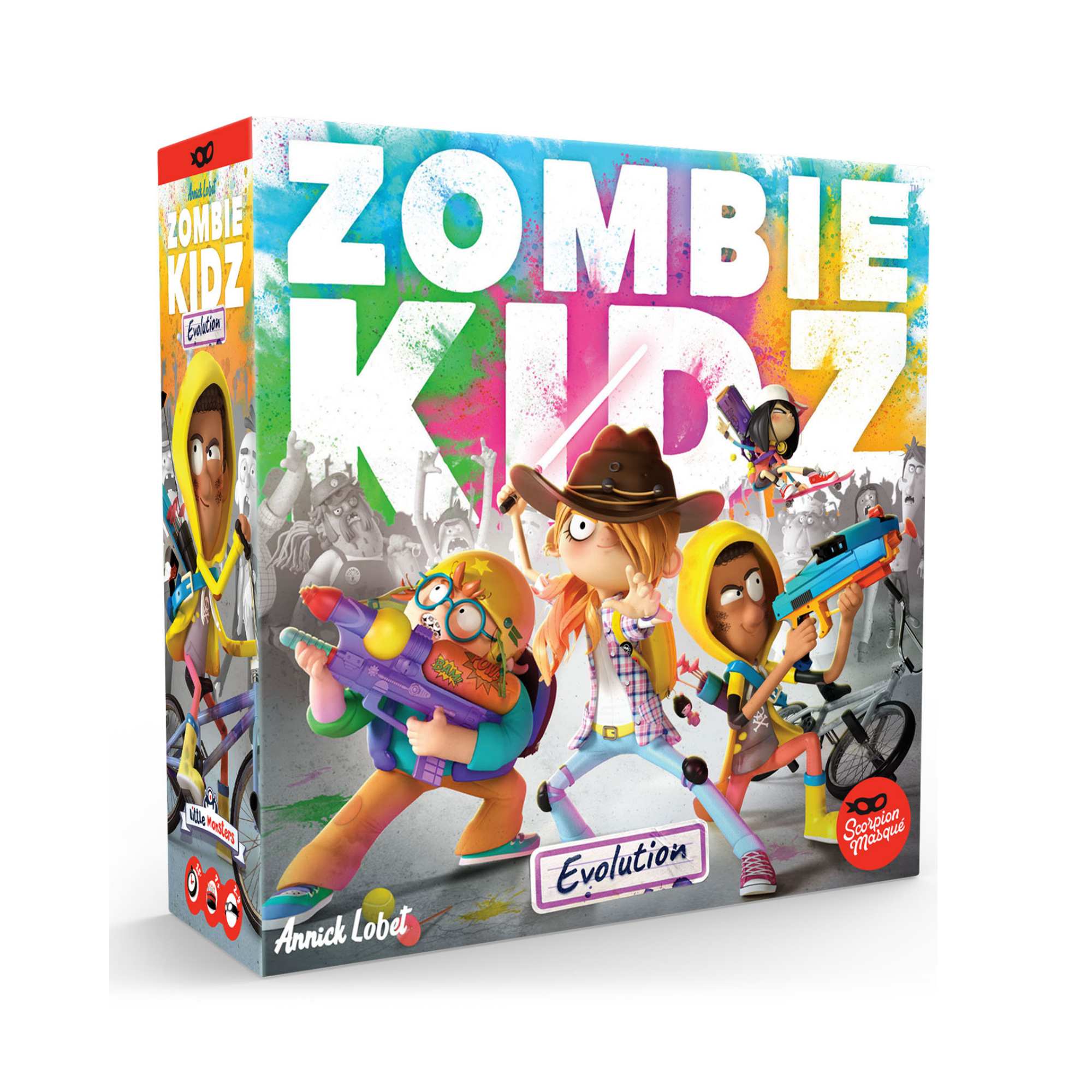 Boîte du jeu de société Zombie Kidz Évolution.