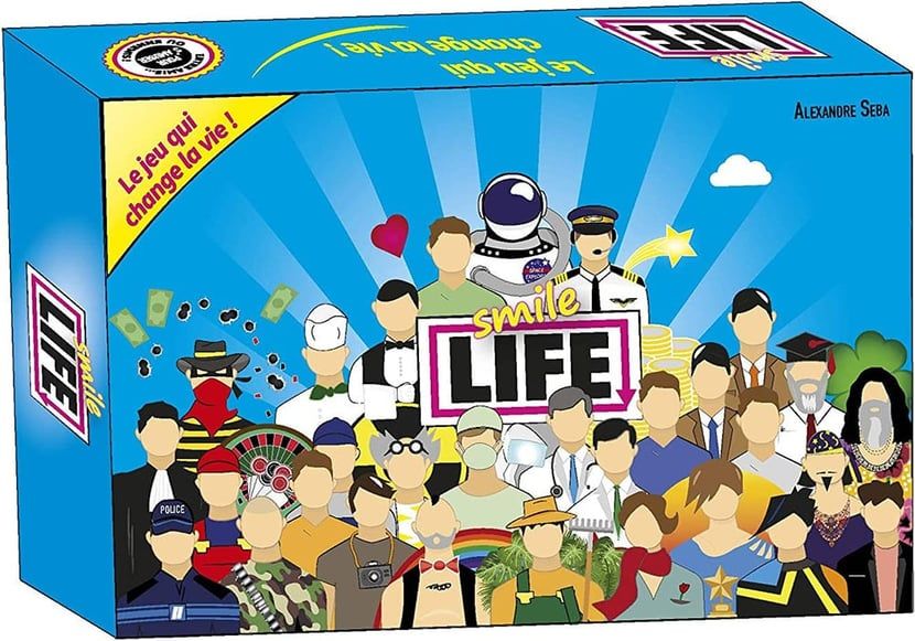 Détail des cartes métier, salaire et événements de Smile Life.