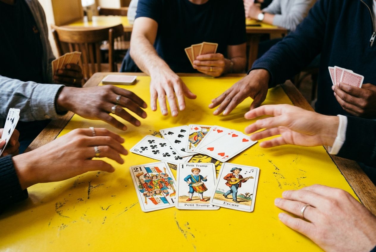 Tarot à 5 joueurs : ce qui change vraiment