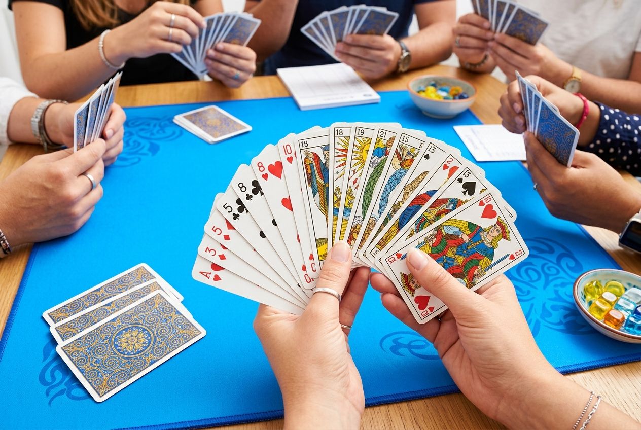 Tarot à 5 joueurs : ce qui change vraiment